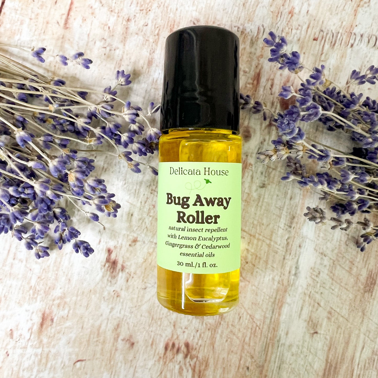 Bug Away Roller - Natural Insect Repellent Roll-On - Bug Repellent - Essential Oil Insect Repellent