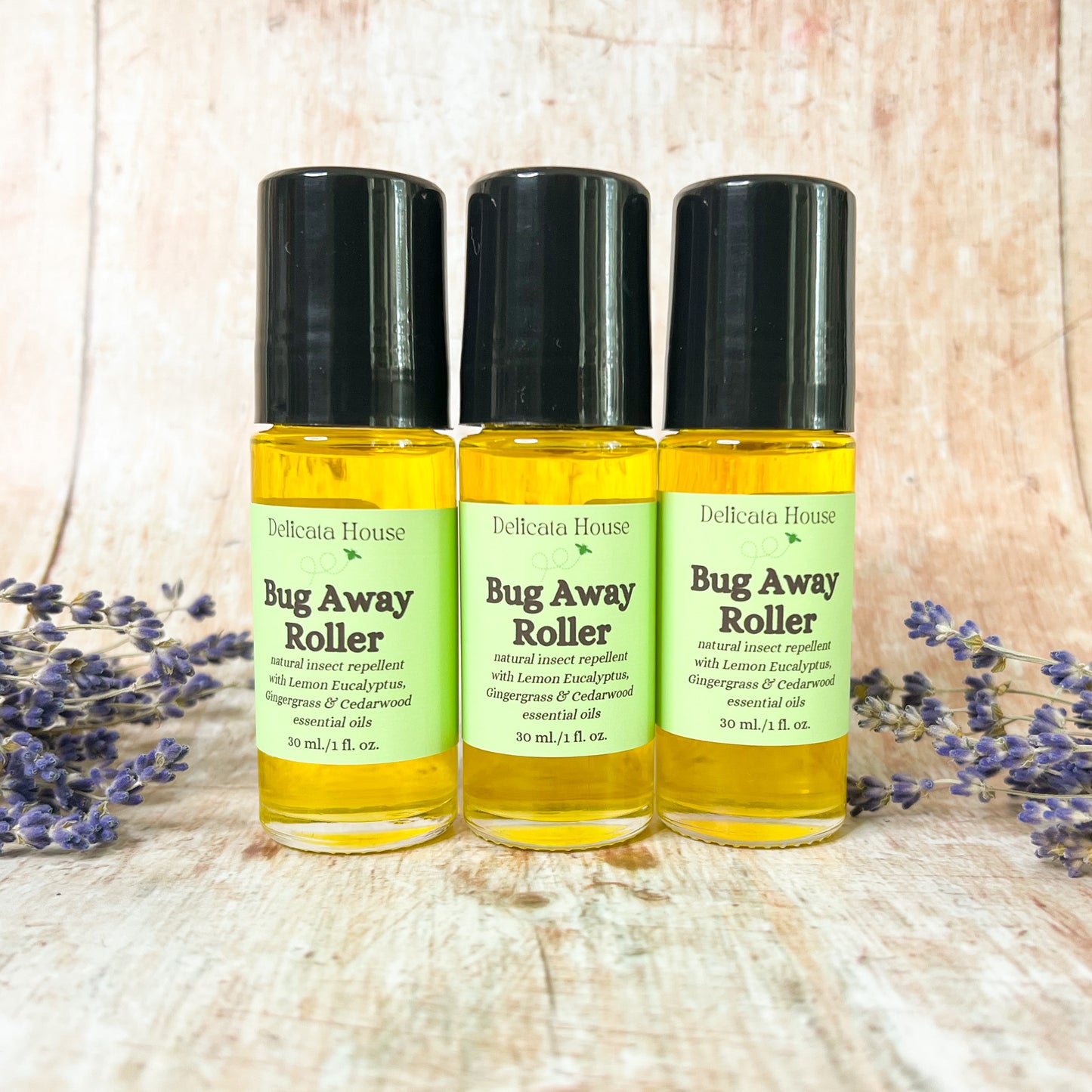 Bug Away Roller - Natural Insect Repellent Roll-On - Bug Repellent - Essential Oil Insect Repellent