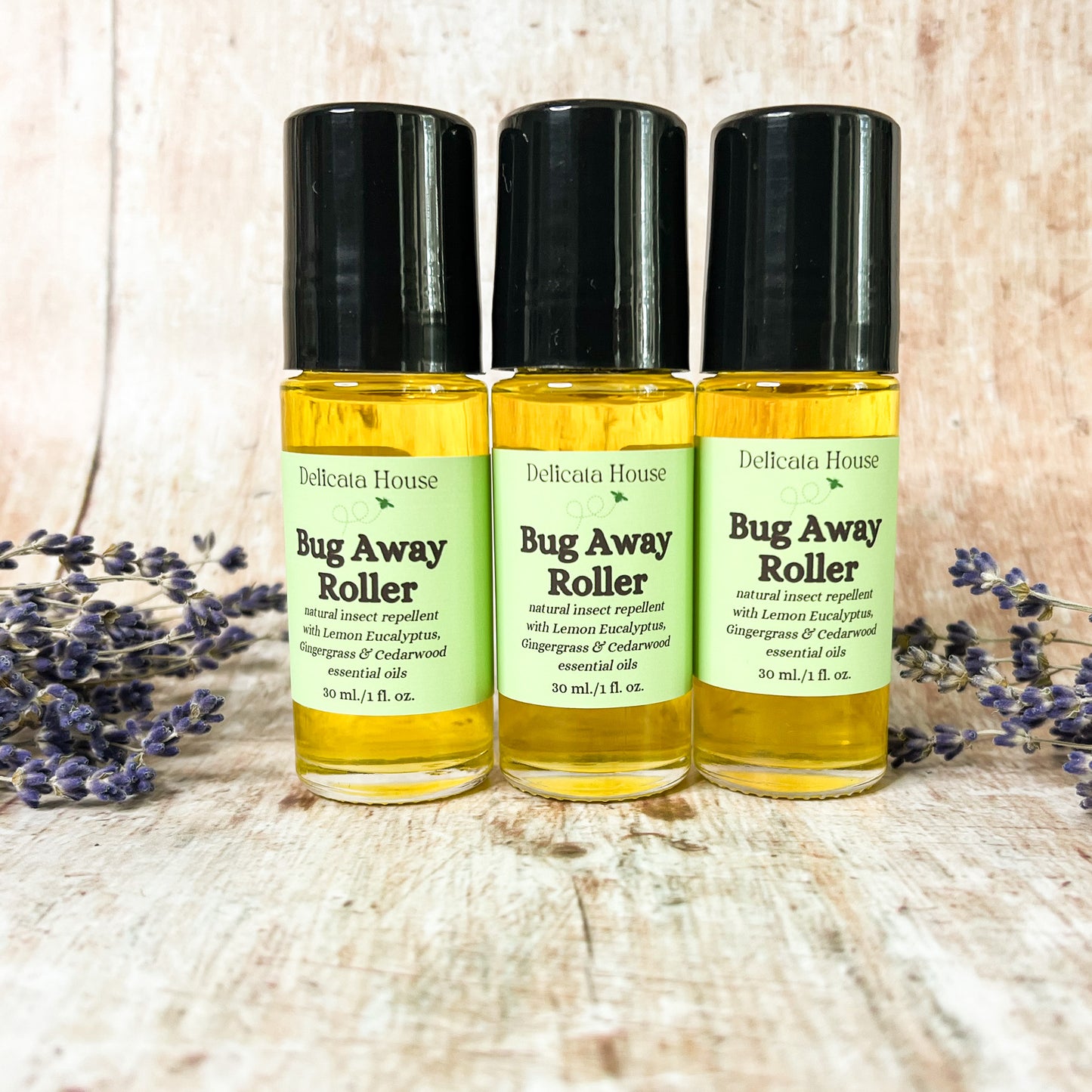 Bug Away Roller - Natural Insect Repellent Roll-On - Bug Repellent - Essential Oil Insect Repellent