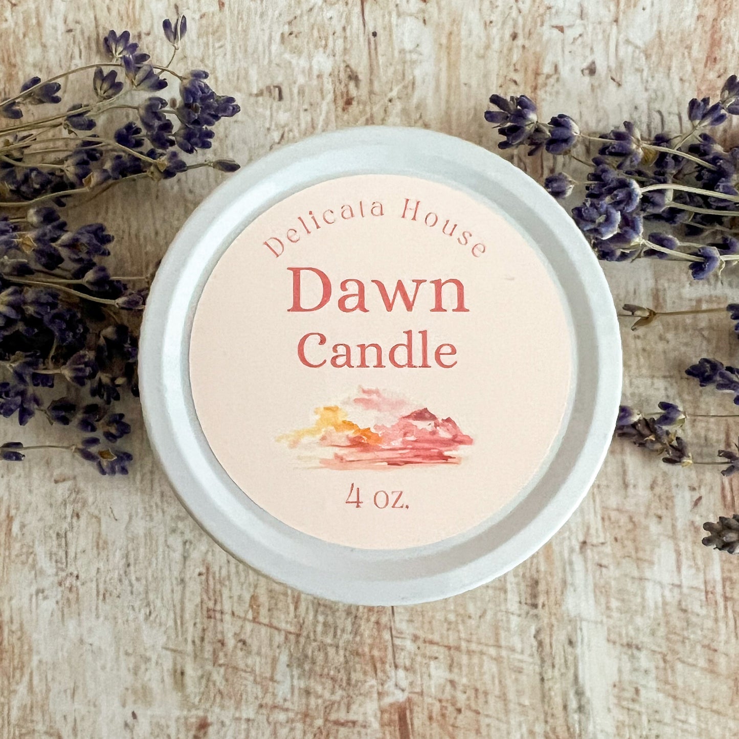 Dawn Crystal Candle - Hand-poured Soy Wax Aromatherapy Crystal Candle - Vegan Candle - Phthalate Free