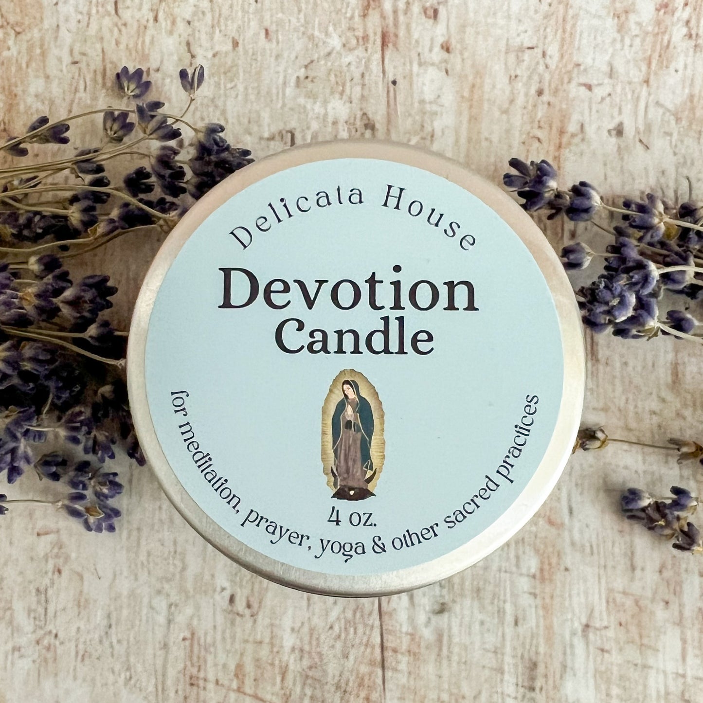 Devotion Container Candle - All-Natural Hand-poured Soy Wax Candle - Jar Candle with Pure Essential Oils - Phthalate Free - Vegan Candle