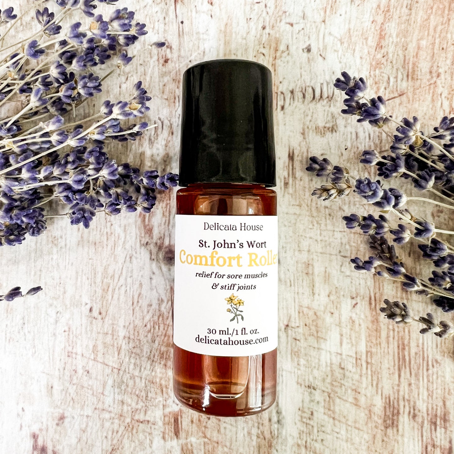 St. John's Wort Comfort Roller - Relief for Sore Muscles & Stiff Joints - Natural Pain Relief