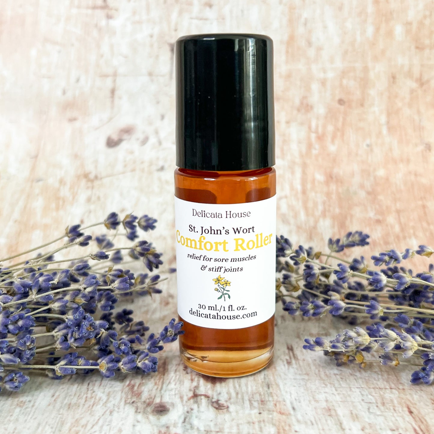 St. John's Wort Comfort Roller - Relief for Sore Muscles & Stiff Joints - Natural Pain Relief