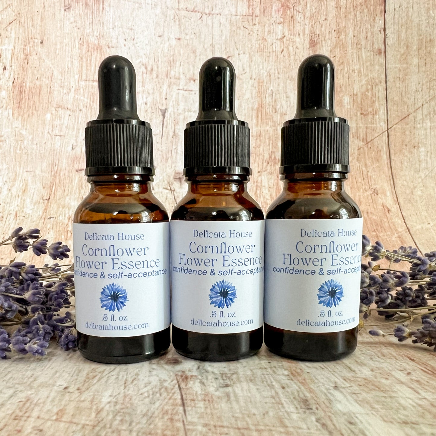 Cornflower Flower Essence - Cornflower Flower Remedy - Throat Chakra - 5th Chakra Support - Third Eye Chakra - 6th Chakra Support