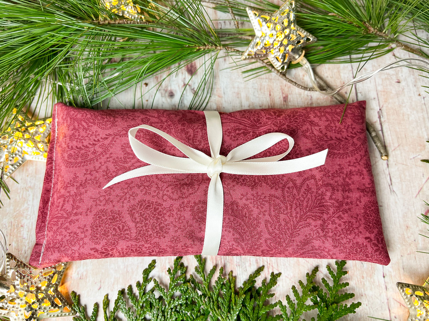 Flax and Lavender Eye Pillow for Headache Relief - Eye Pillow for Meditation - Eye Pillow for Migraine Relief