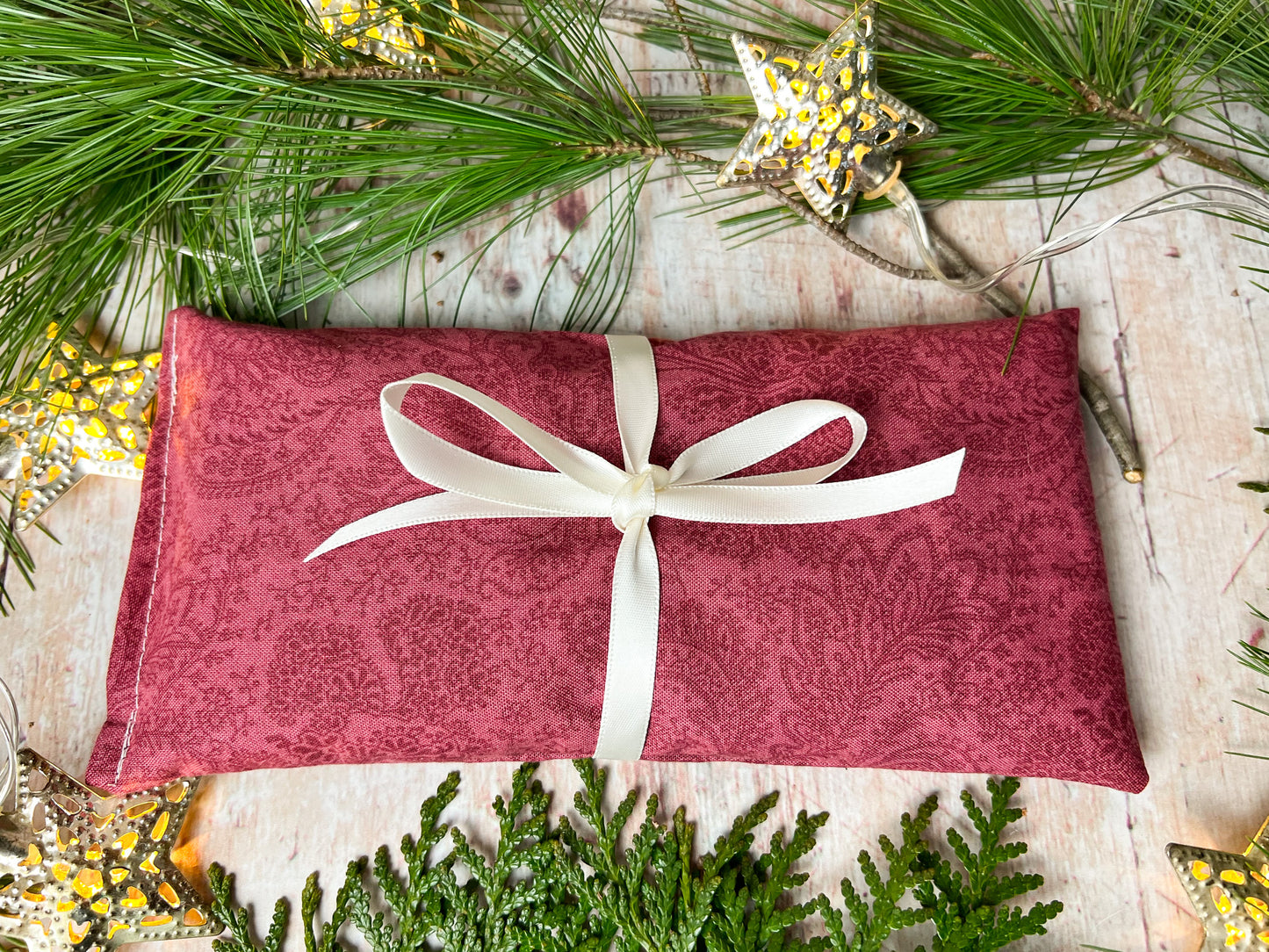 Flax and Lavender Eye Pillow for Headache Relief - Eye Pillow for Meditation - Eye Pillow for Migraine Relief