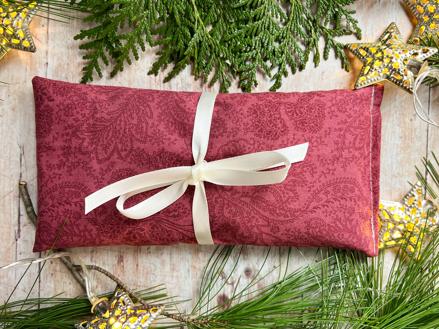 Flax and Lavender Eye Pillow for Headache Relief - Eye Pillow for Meditation - Eye Pillow for Migraine Relief