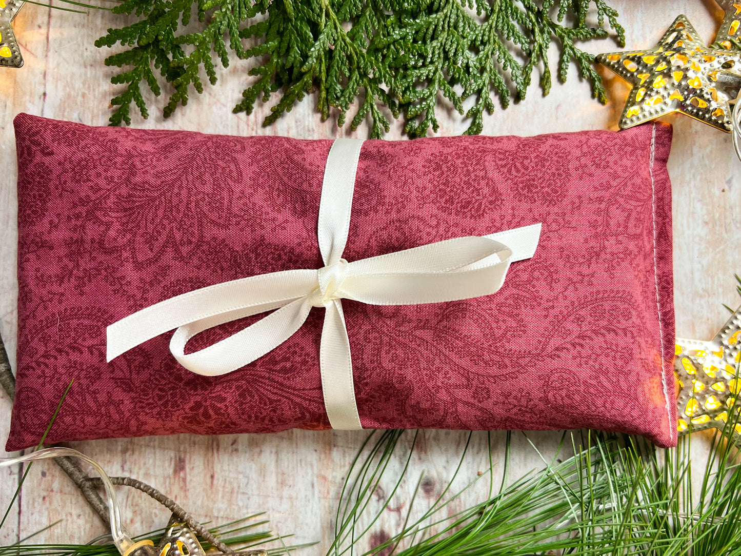 Flax and Lavender Eye Pillow for Headache Relief - Eye Pillow for Meditation - Eye Pillow for Migraine Relief