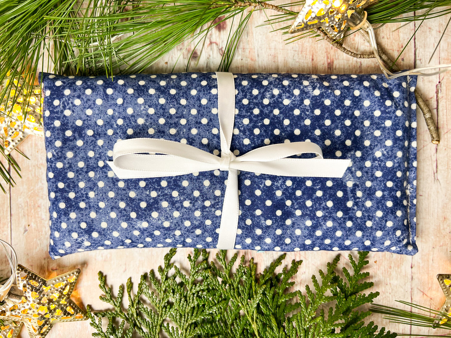 Flax and Lavender Eye Pillow for Yoga and Meditation