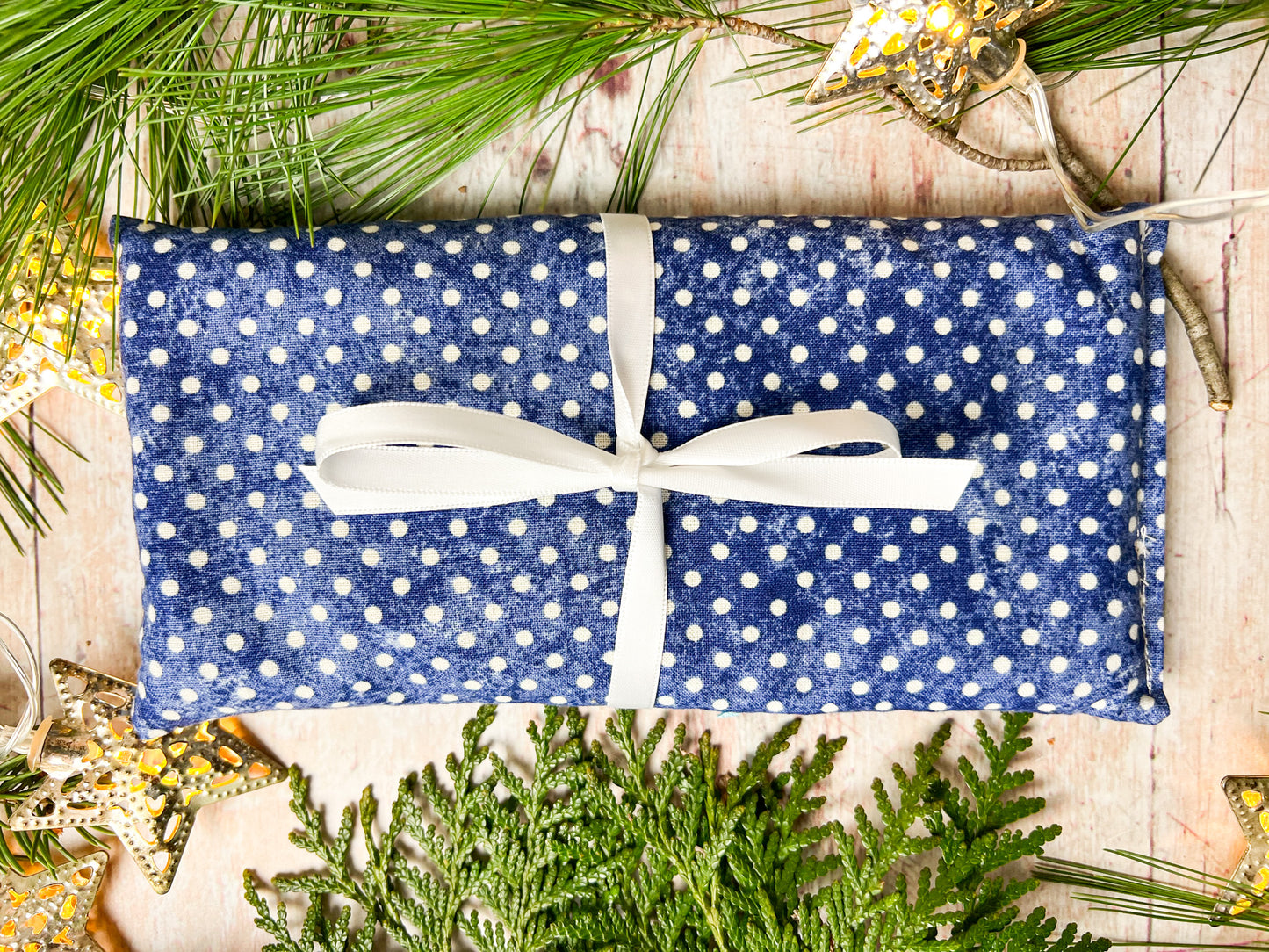 Flax and Lavender Eye Pillow for Yoga and Meditation