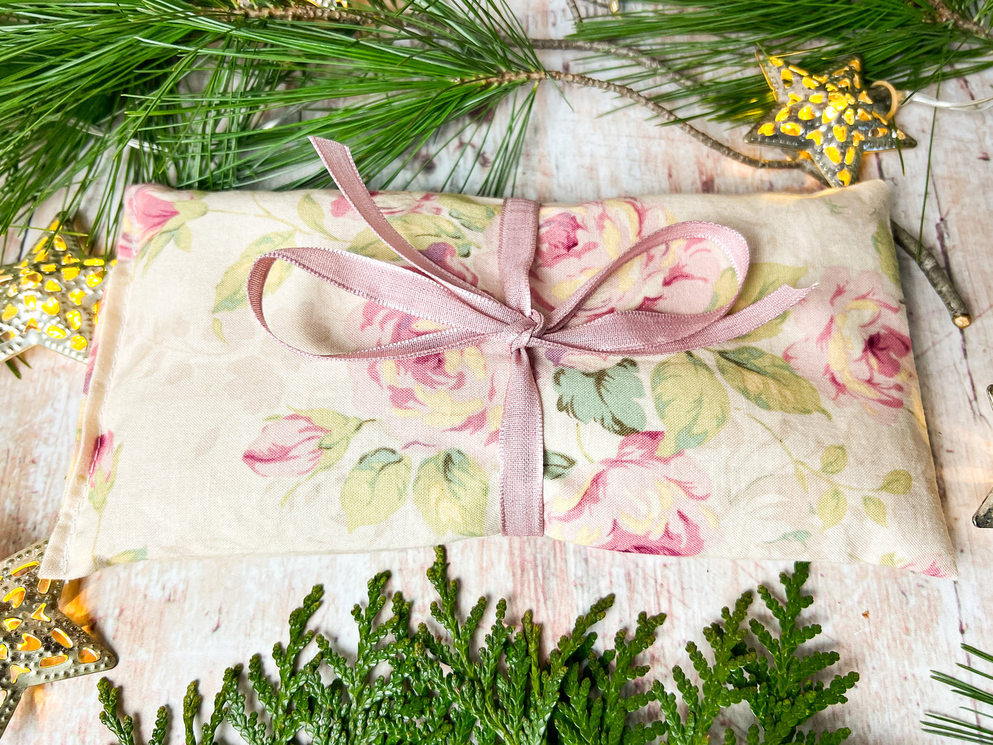 Flax and Lavender Eye Pillow for Headache Relief - Eye Pillow for Meditation - Eye Pillow for Migraine Relief