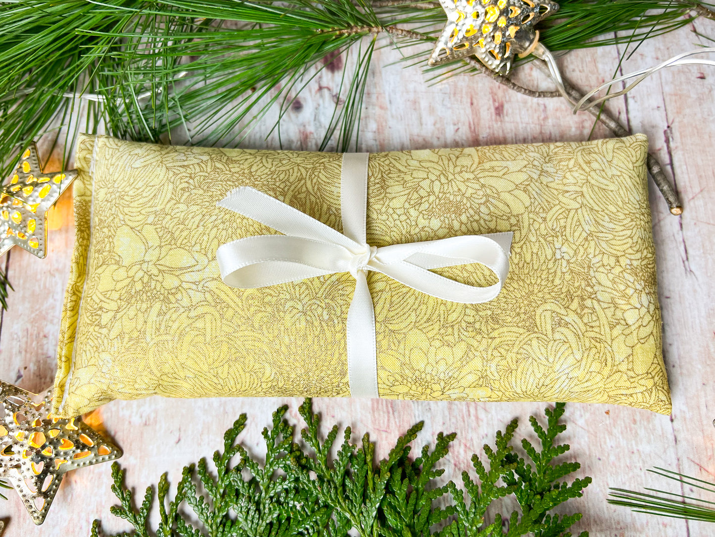 Flax and Lavender Eye Pillow for Headache Relief - Eye Pillow for Meditation - Eye Pillow for Migraine Relief
