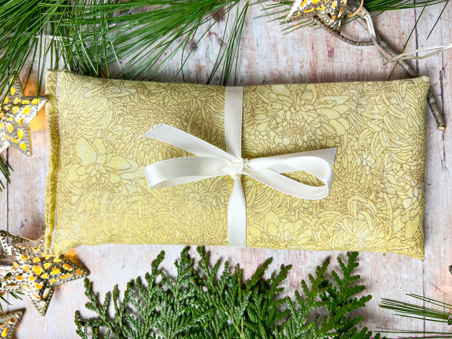 Flax and Lavender Eye Pillow for Headache Relief - Eye Pillow for Meditation - Eye Pillow for Migraine Relief