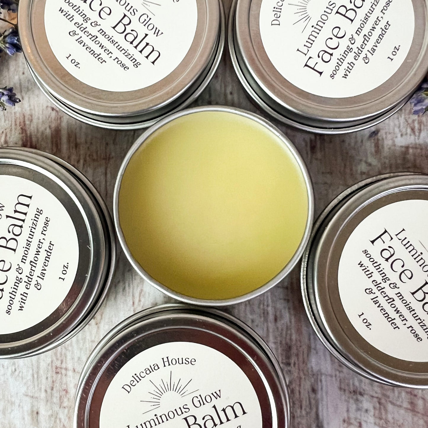 Luminous Glow Face Balm - 1 oz. - Balm for Dry, Chapped or Sensitive Skin - Moisturizing, Replenishing Face Balm