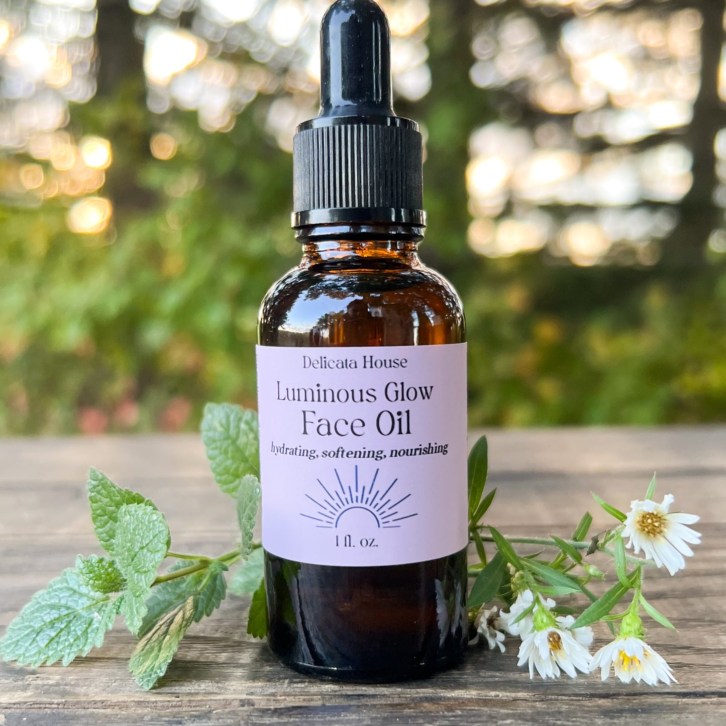Luminous Glow Face Oil - Hydrating, Softening, Nourishing - Natural Moisturizing Face Oil