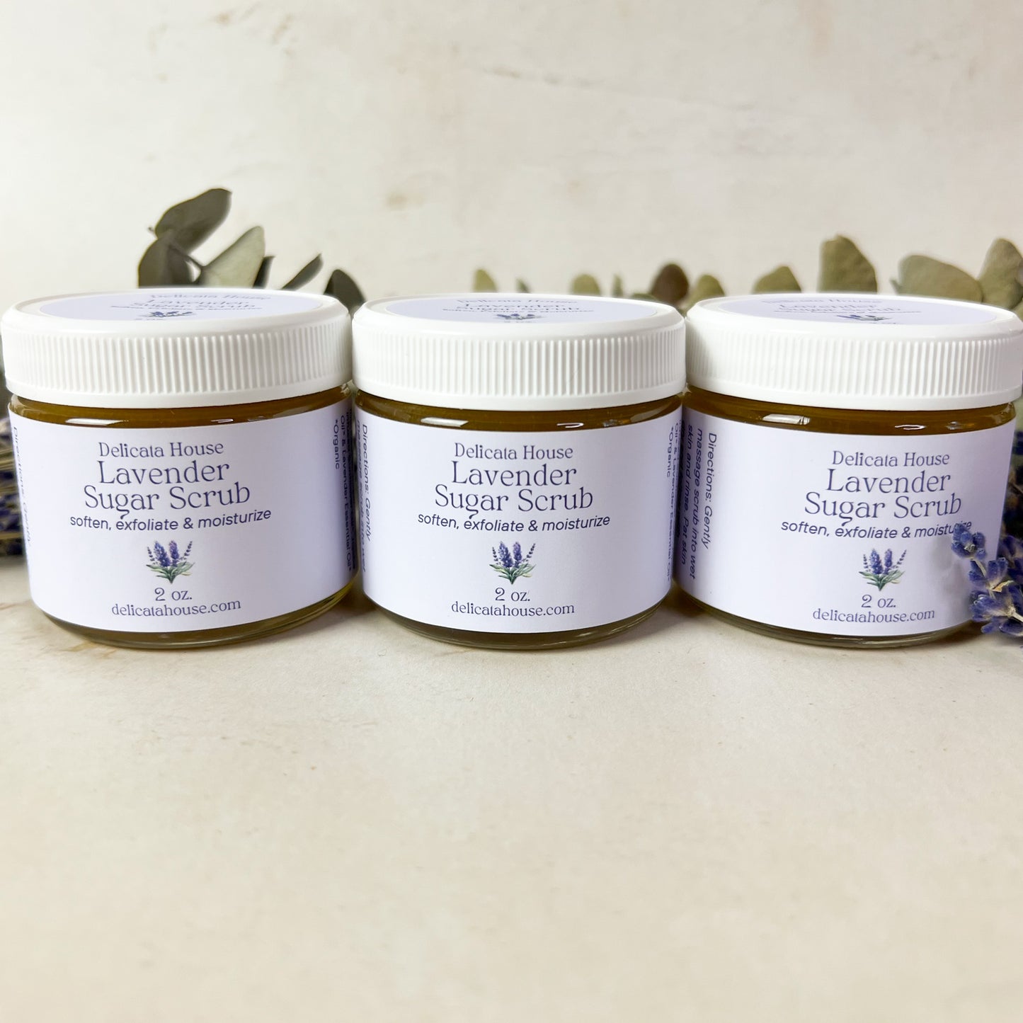 Lavender Sugar Scrub - Exfoliating and Moisturizing - Softening Sugar Scrub - Natural Sugar Scrub