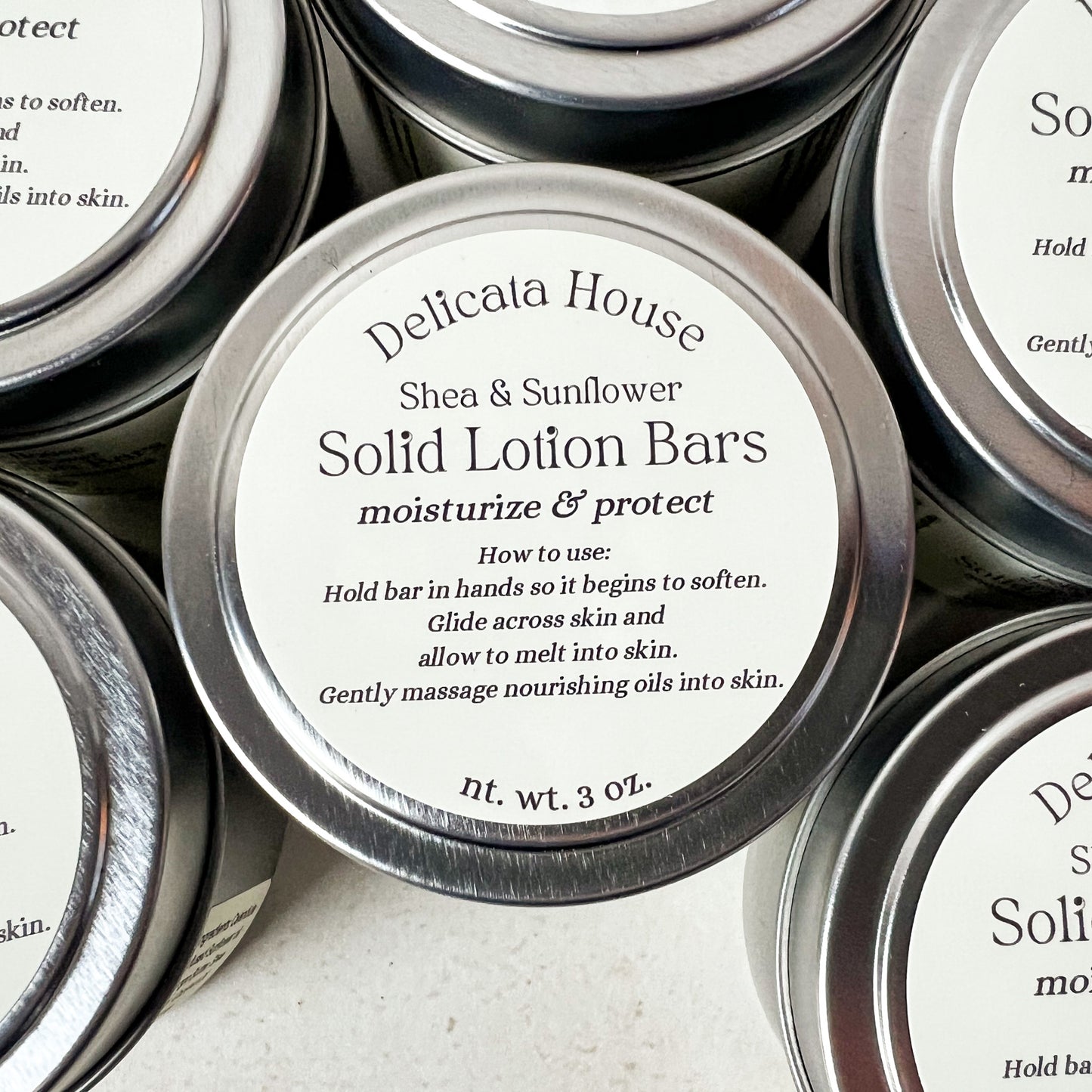 Lotion Bars - Solid Lotion Bars - Shea and Sunflower Lotion Bars - Nourishing & Moisturizing - For Hands & Body