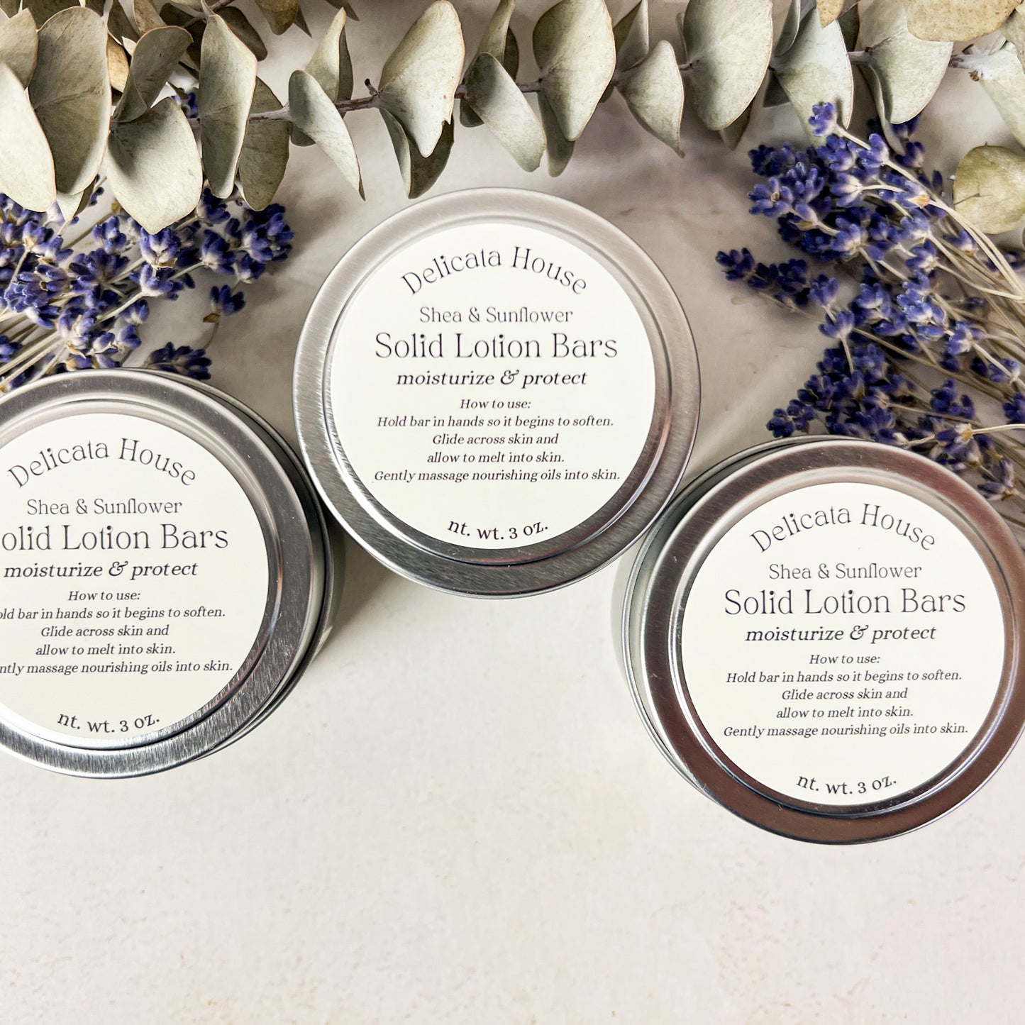 Lotion Bars - Solid Lotion Bars - Shea and Sunflower Lotion Bars - Nourishing & Moisturizing - For Hands & Body