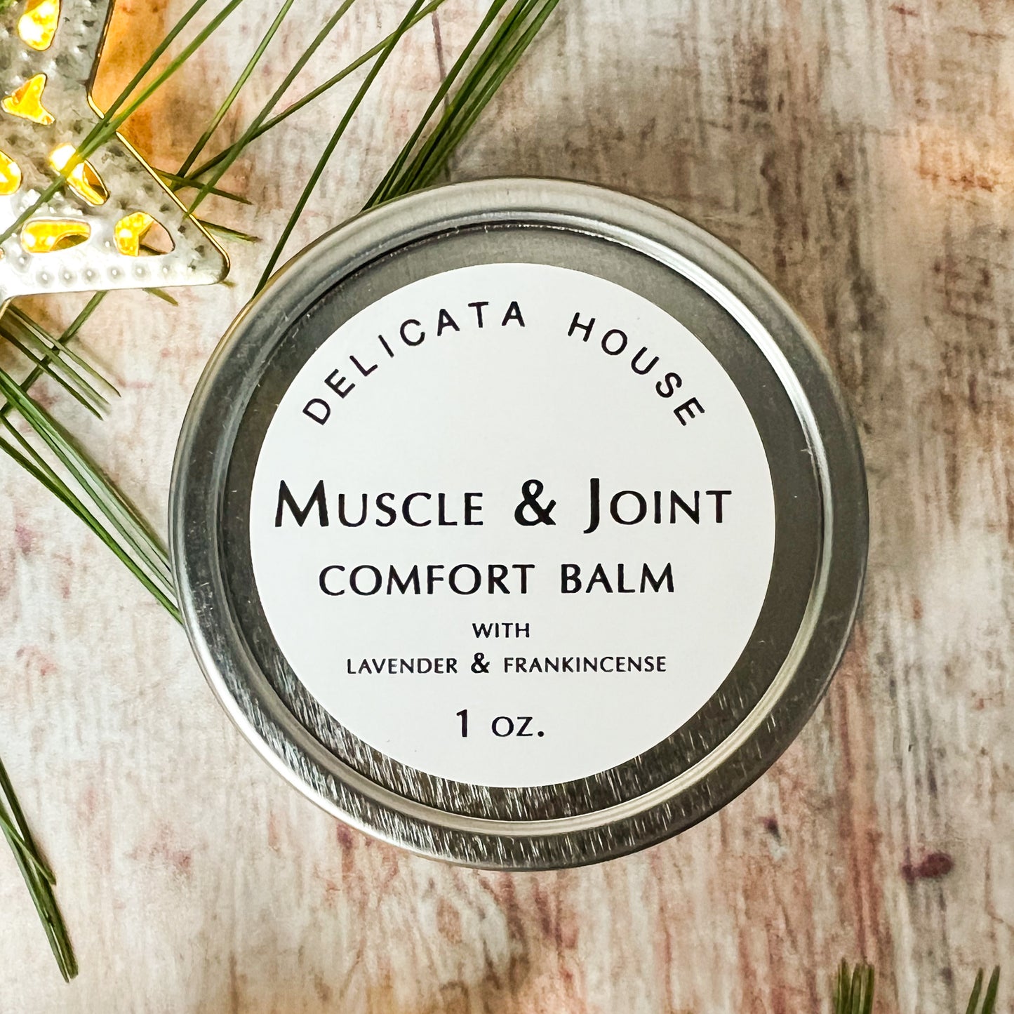 Muscle & Joint Comfort Balm 1 oz - Muscle Rub - Pain Relief Balm - Sore Muscle Rub - Joint Balm
