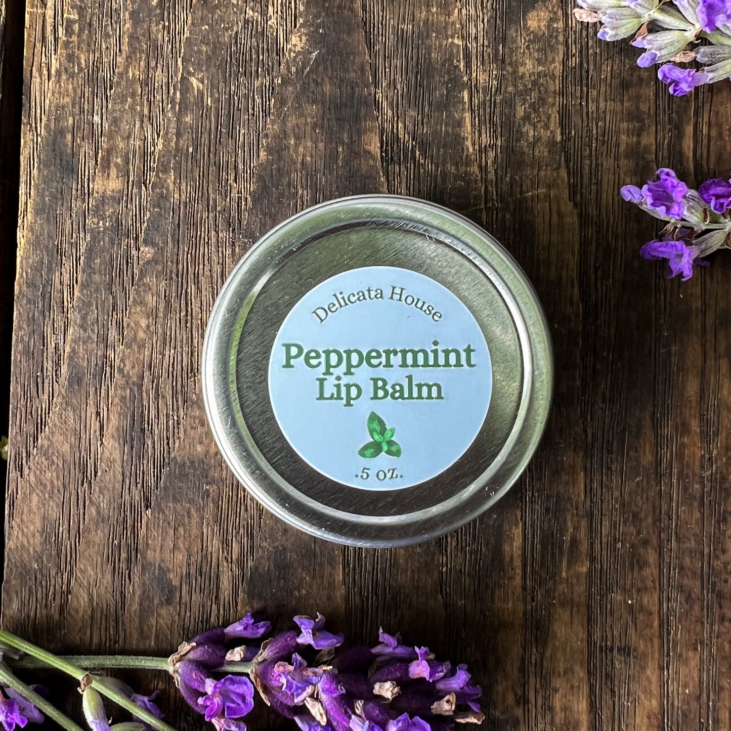 Peppermint Lip Balm - Natural Mint Lip Balm - Peppermint Lip Gloss