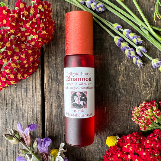 Rhiannon Roller - Celtic Goddess Aromatherapy Roller - Mythology - Folklore - Wisdom, Transformation, Sovereignty