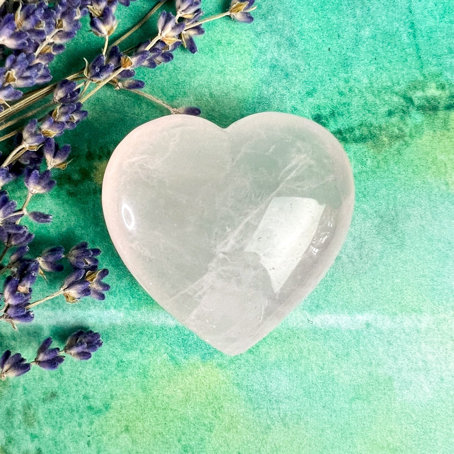 Rose Quartz Crystal Heart - Crystal for Love and Compassion - Friendship Gift