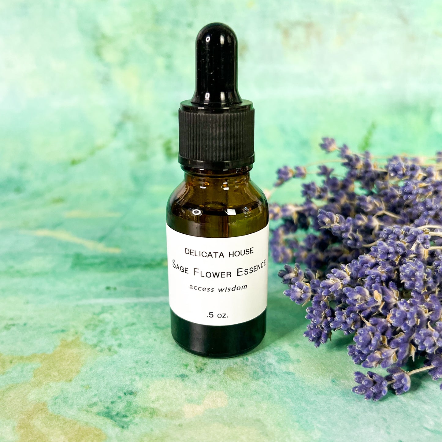 Sage Flower Essence - Flower Remedy - Flower Elixir - Access Wisdom - 6th Chakra - Third Eye Chakra - Flower Essences