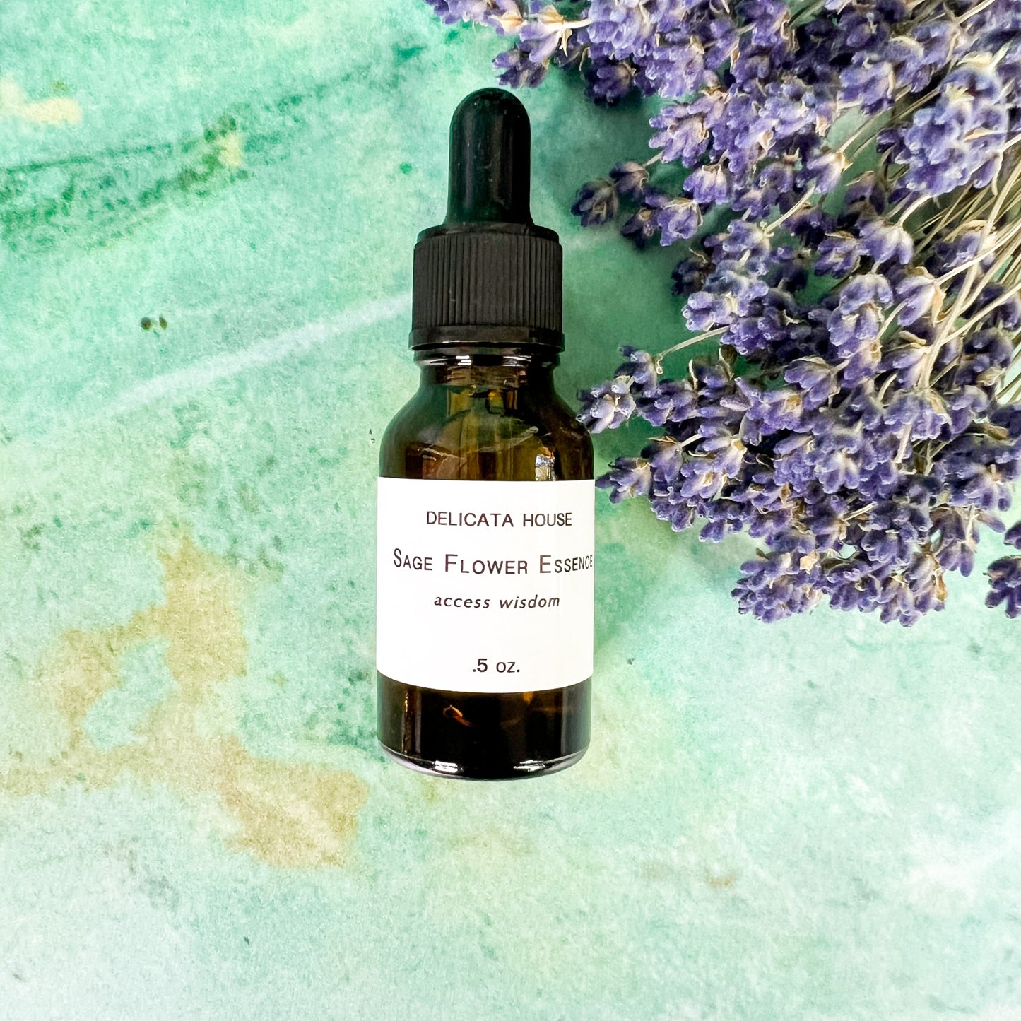 Sage Flower Essence - Flower Remedy - Flower Elixir - Access Wisdom - 6th Chakra - Third Eye Chakra - Flower Essences