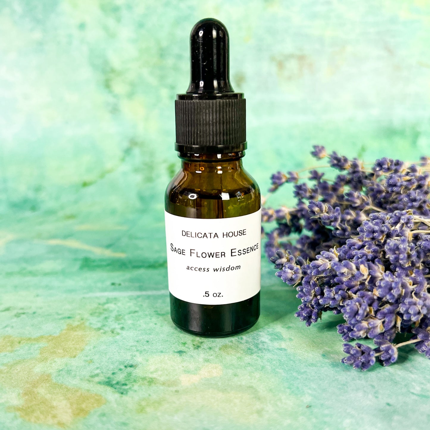 Sage Flower Essence - Flower Remedy - Flower Elixir - Access Wisdom - 6th Chakra - Third Eye Chakra - Flower Essences