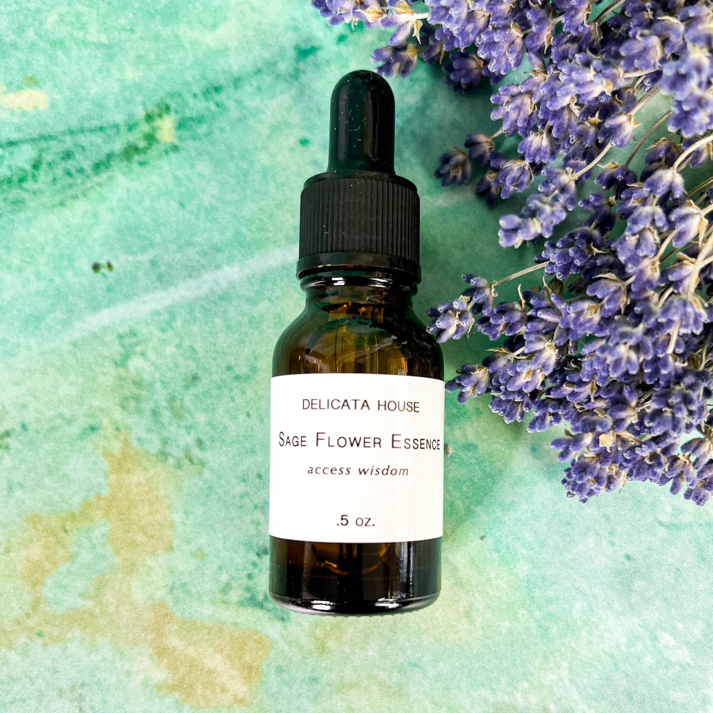 Sage Flower Essence - Flower Remedy - Flower Elixir - Access Wisdom - 6th Chakra - Third Eye Chakra - Flower Essences