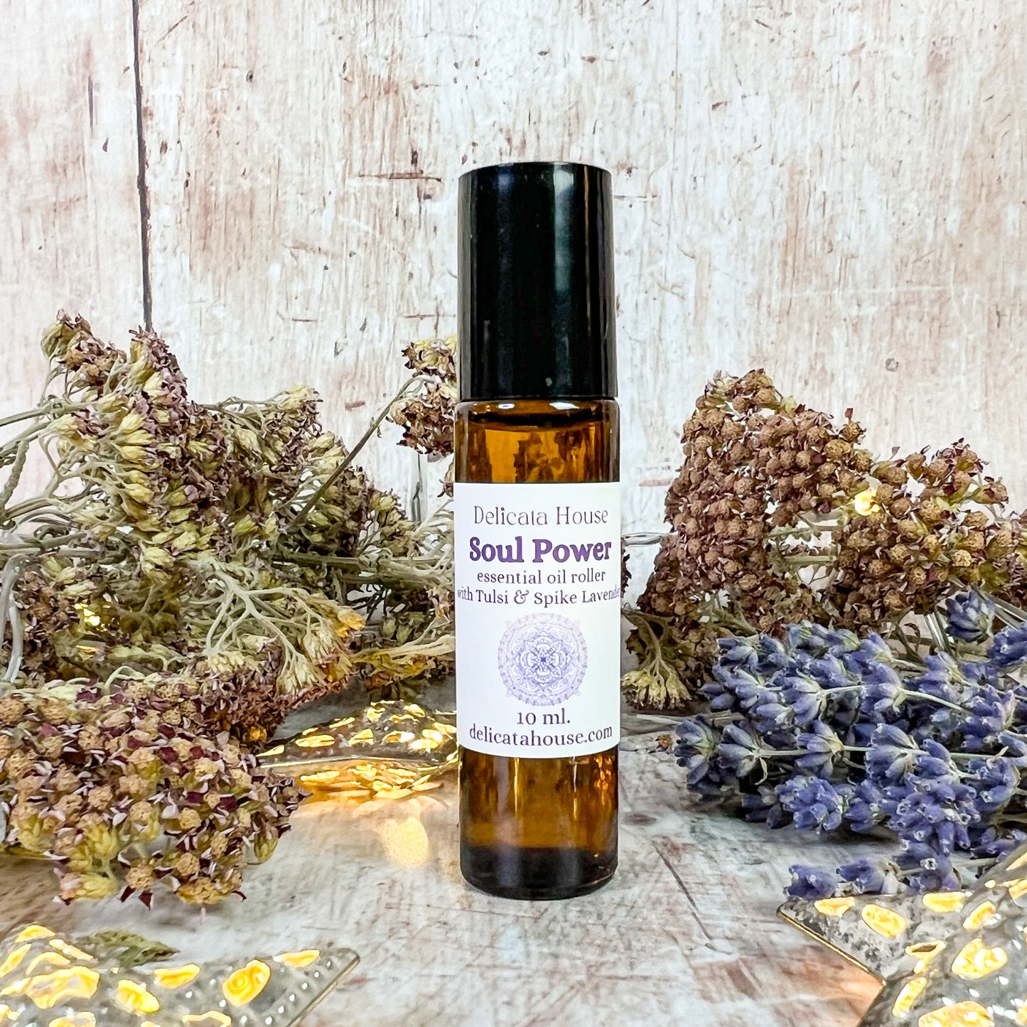 Soul Power Roller - Aromatherapy for Spiritual Practice - Essential oils for meditation, yoga, prayer