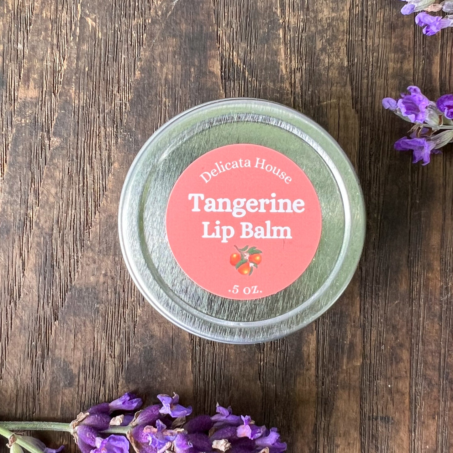 Tangerine Lip Balm - Natural Lip Balm - Tangerine Lip Gloss