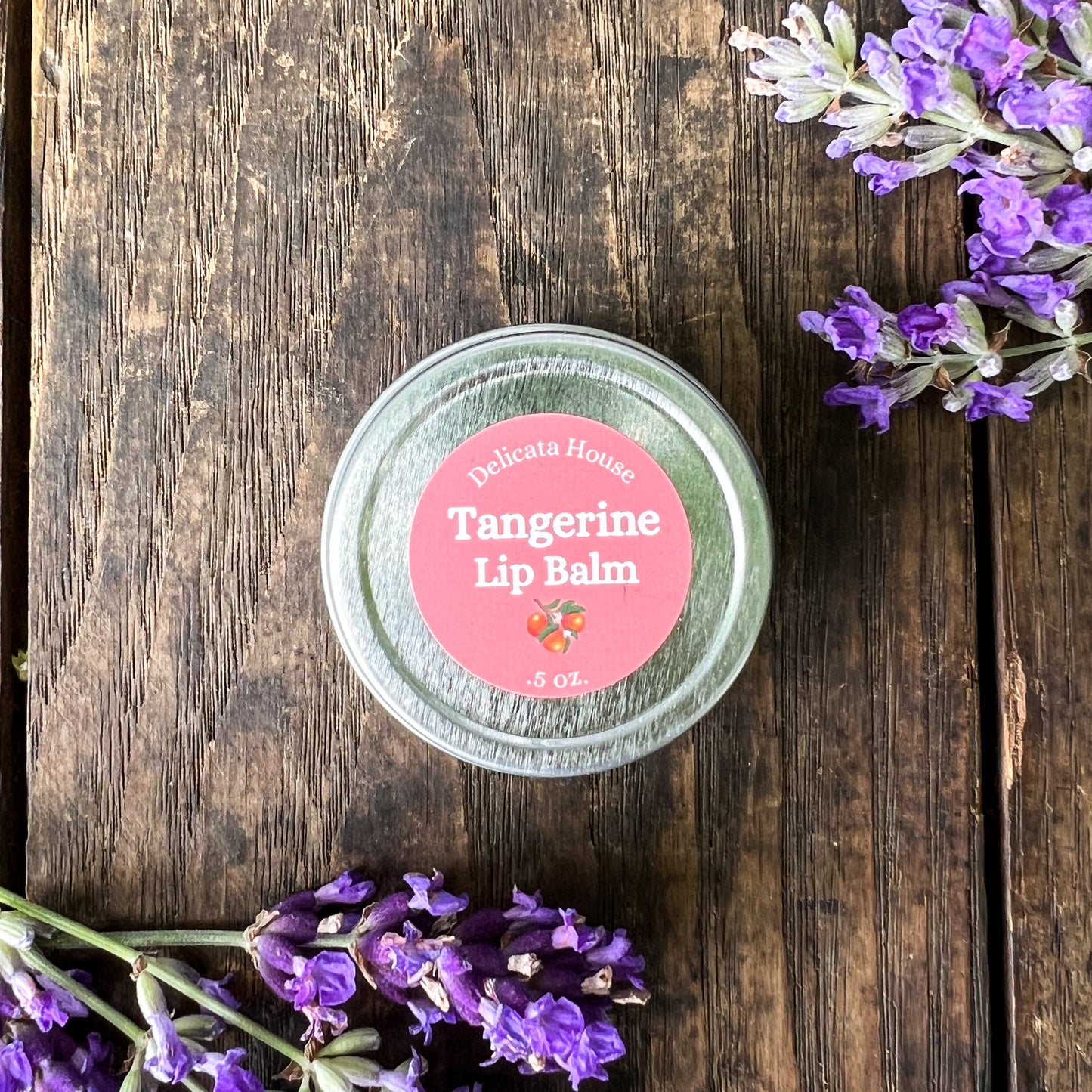 Tangerine Lip Balm - Natural Lip Balm - Tangerine Lip Gloss