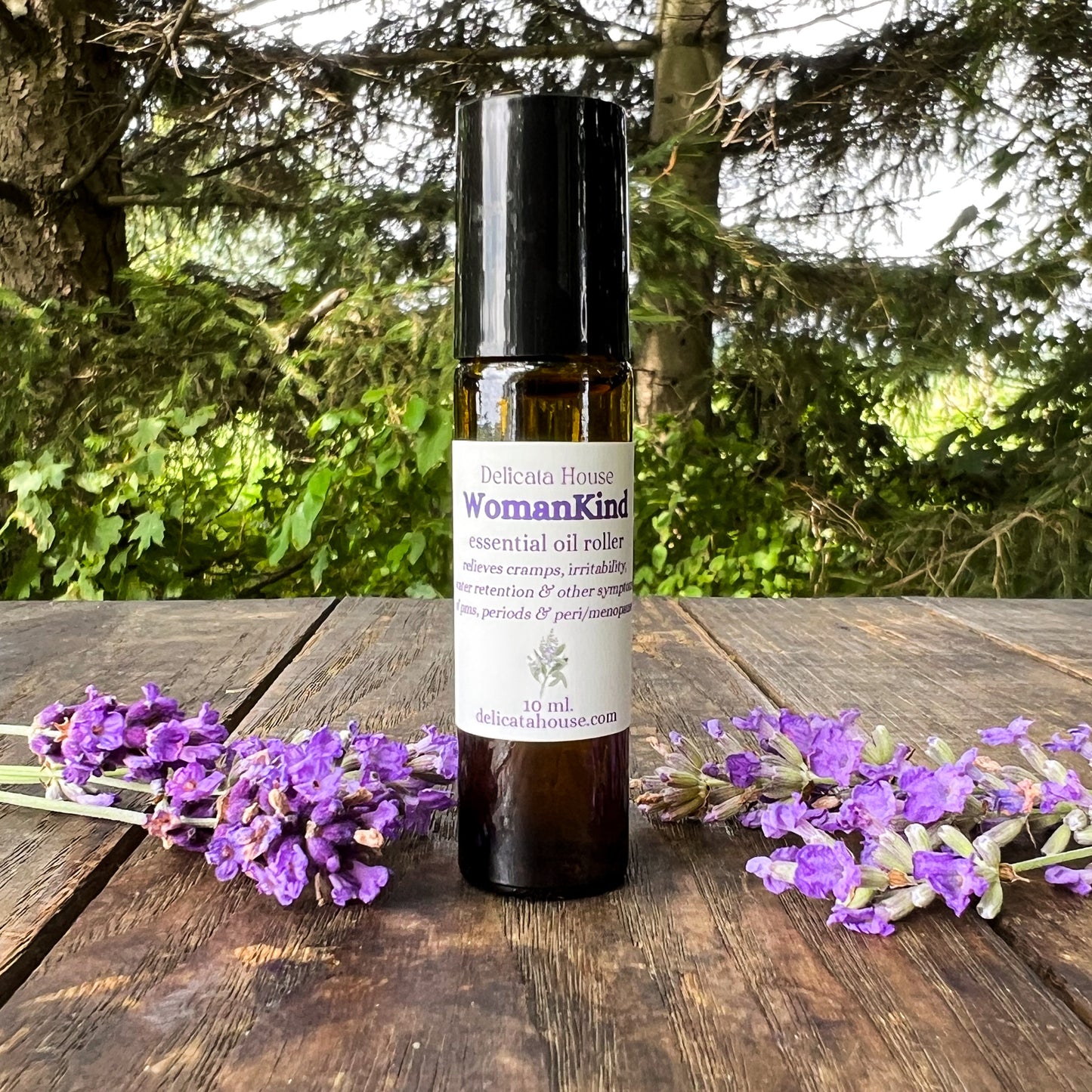 WomanKind Roller - PMS, Period, Menopause Relief Aromatherapy Roller Bottle