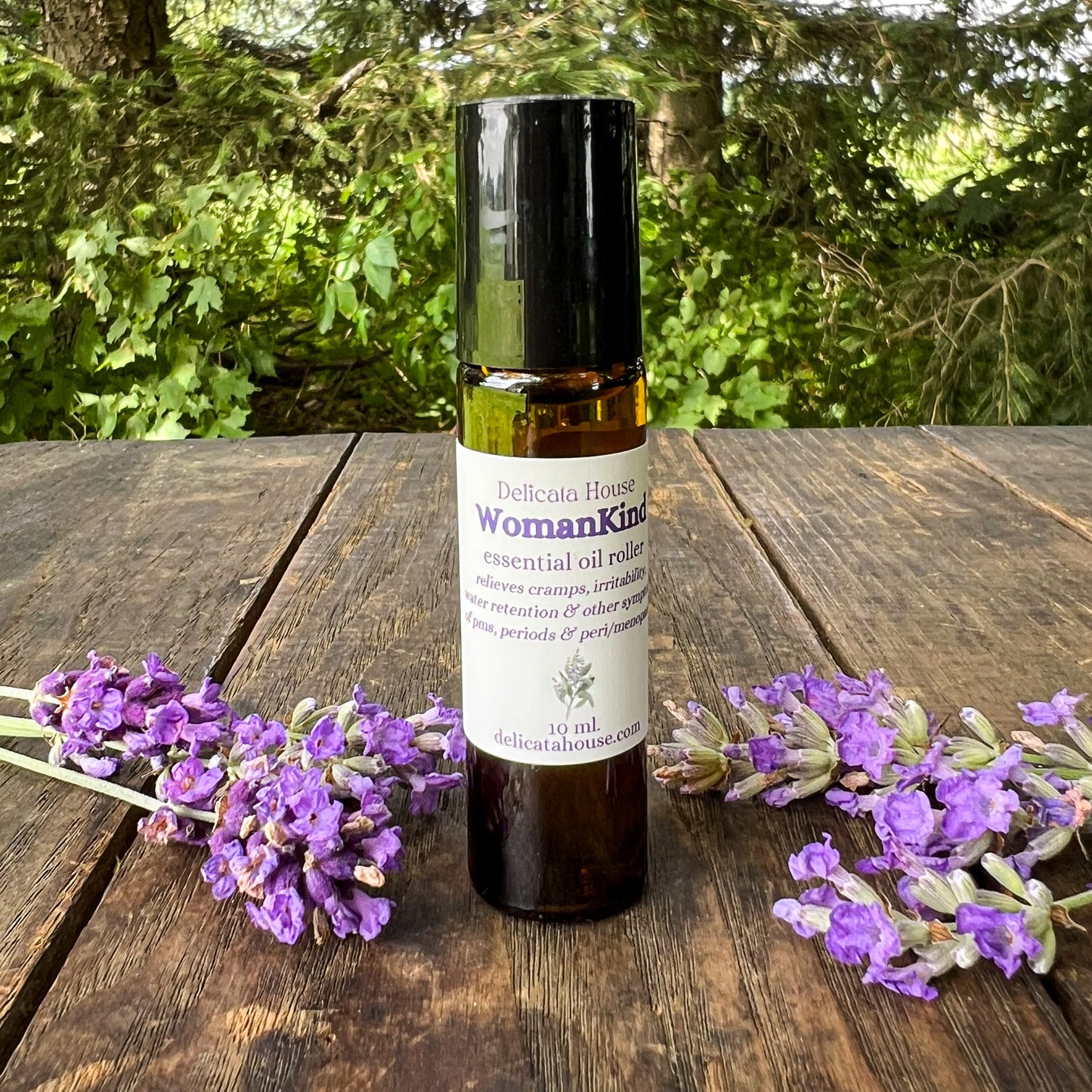 WomanKind Roller - PMS, Period, Menopause Relief Aromatherapy Roller Bottle