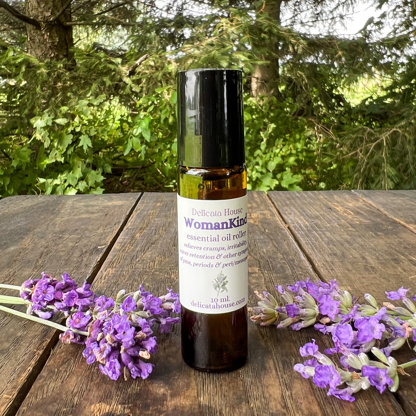 WomanKind Roller - PMS, Period, Menopause Relief Aromatherapy Roller Bottle