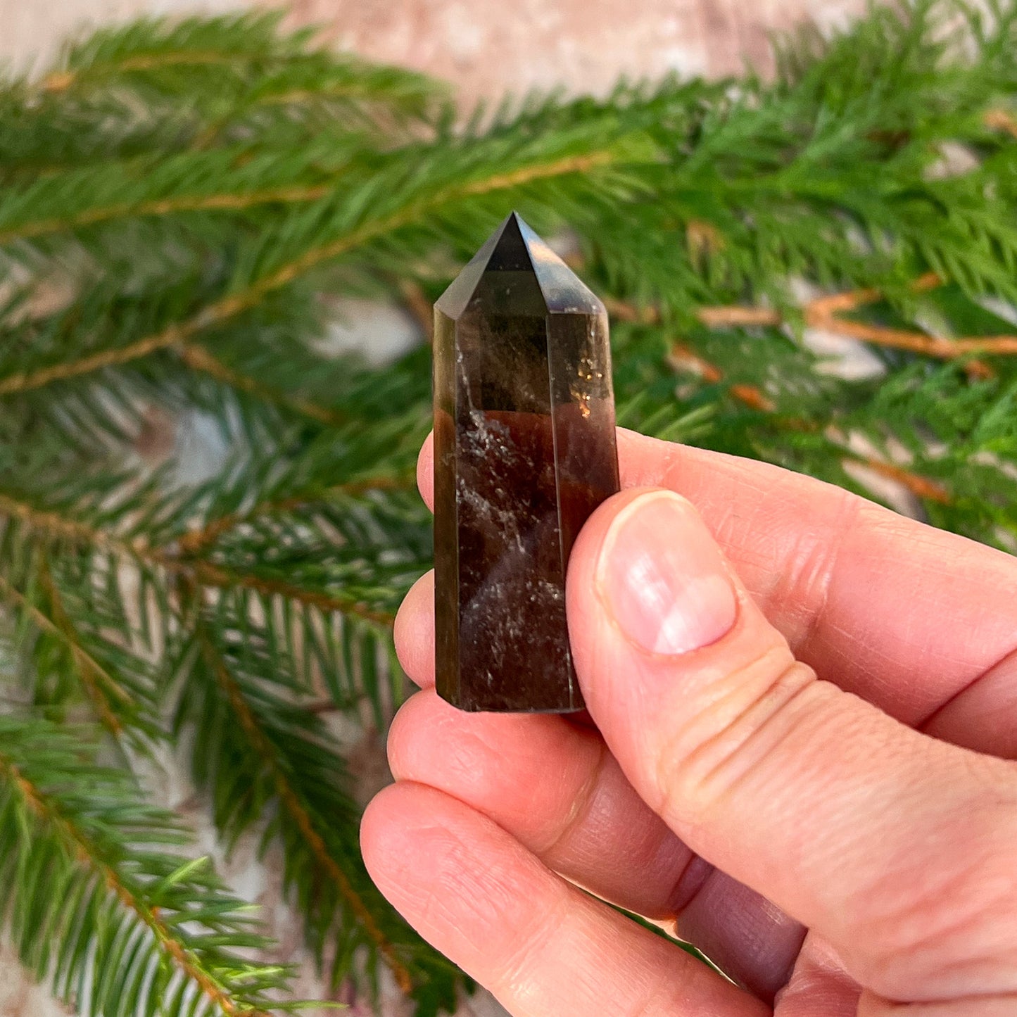 Smoky Quartz Point - Smoky Quartz Tower - Smoky Quartz Crystal - Crystal Healing - Root Chakra Healing