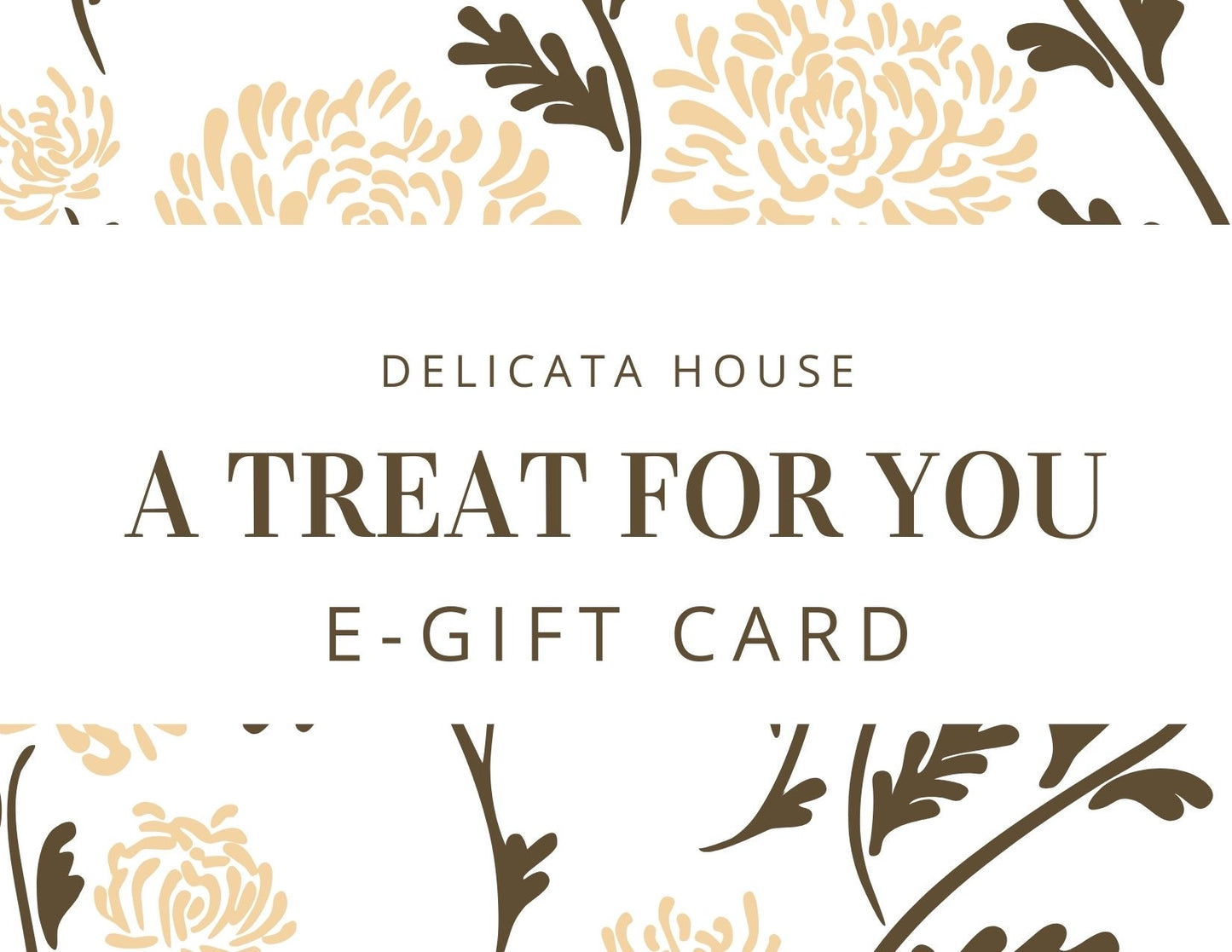 eGift Card - eGift Card - Delicata House eGift Card - Birthday eGift Card - Friend eGift Card