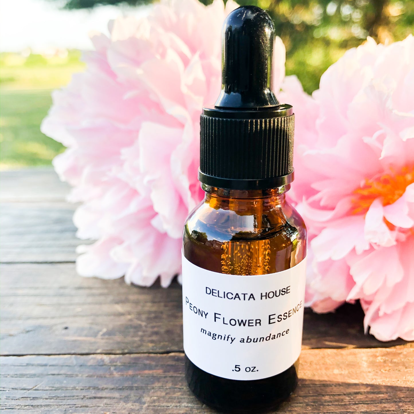 Peony Flower Essence - Flower Remedy - 1st Chakra Balancing - Root Chakra - Magnify Abundance -