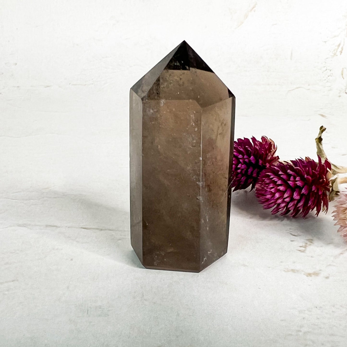 Smoky Quartz Point - Smoky Quartz Tower - Smoky Quartz Crystal - Crystal Healing - Root Chakra Healing