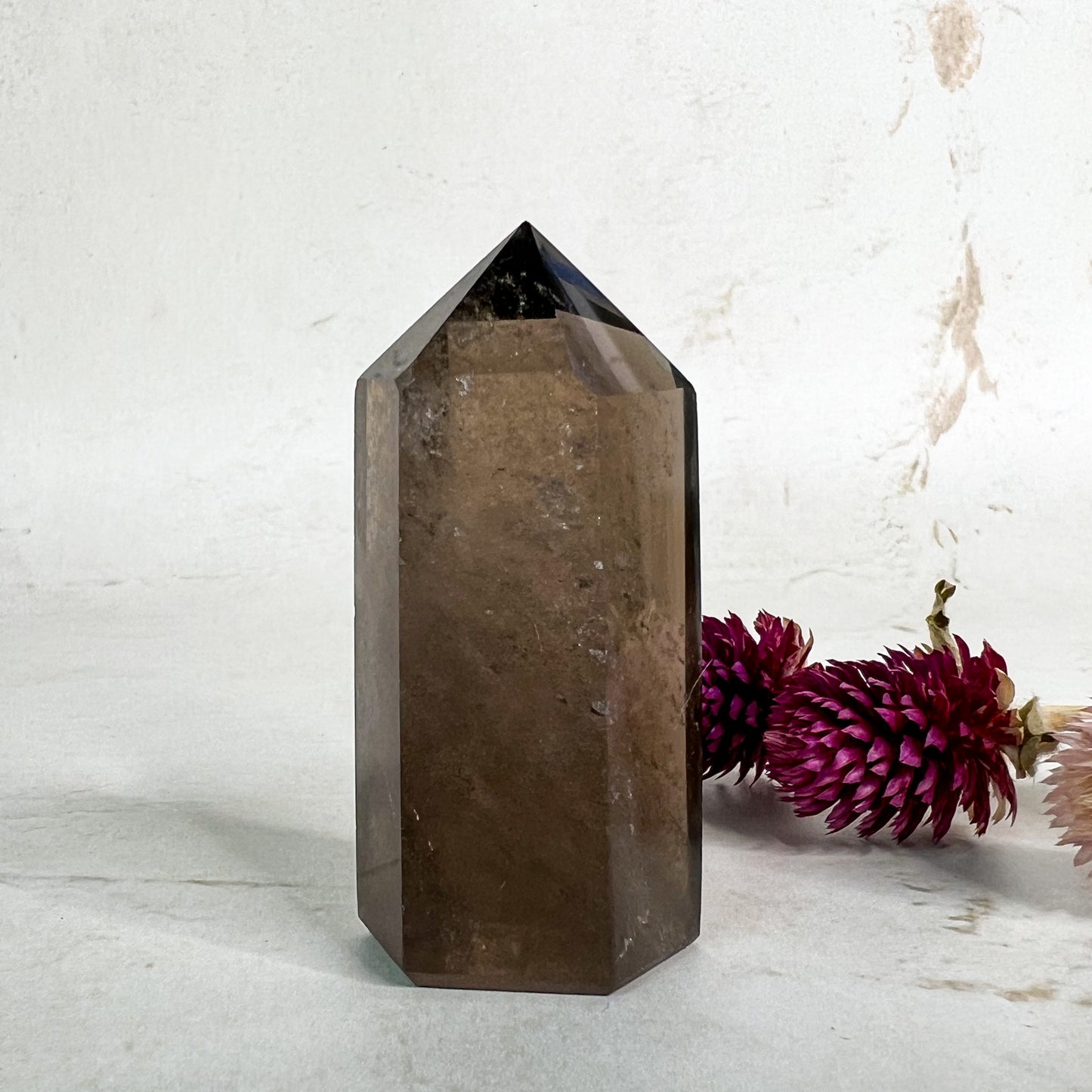 Smoky Quartz Point - Smoky Quartz Tower - Smoky Quartz Crystal - Crystal Healing - Root Chakra Healing