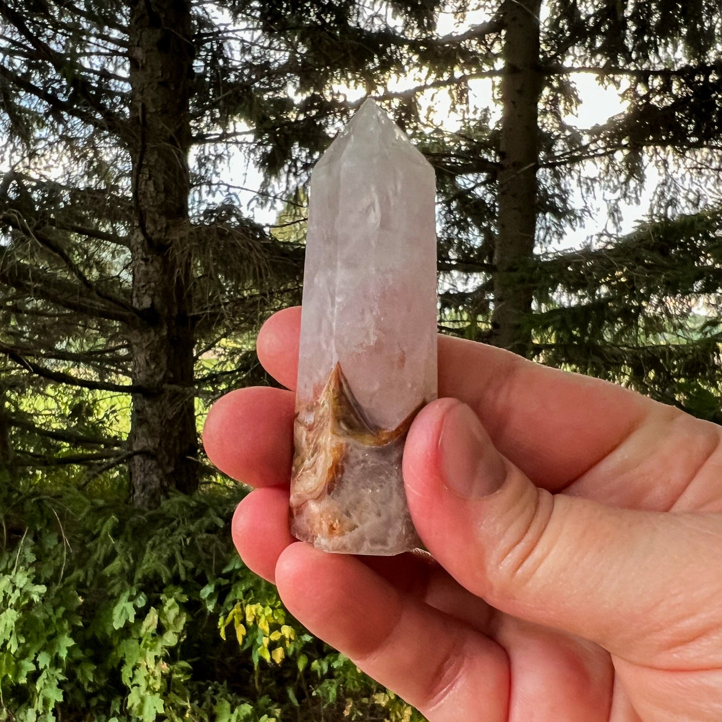 RARE Natural Amethyst Lace Agate Crystal Tower