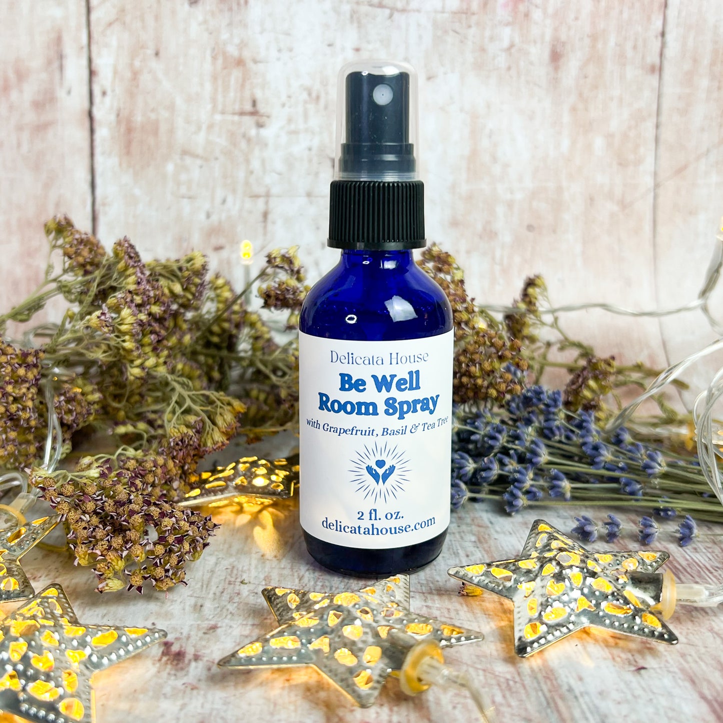 Be Well Room Spray - Clean and Clear Room Spray - Bright and Uplifting Room Spray with Grapefruit, Basil, and Tea Tree essential oils