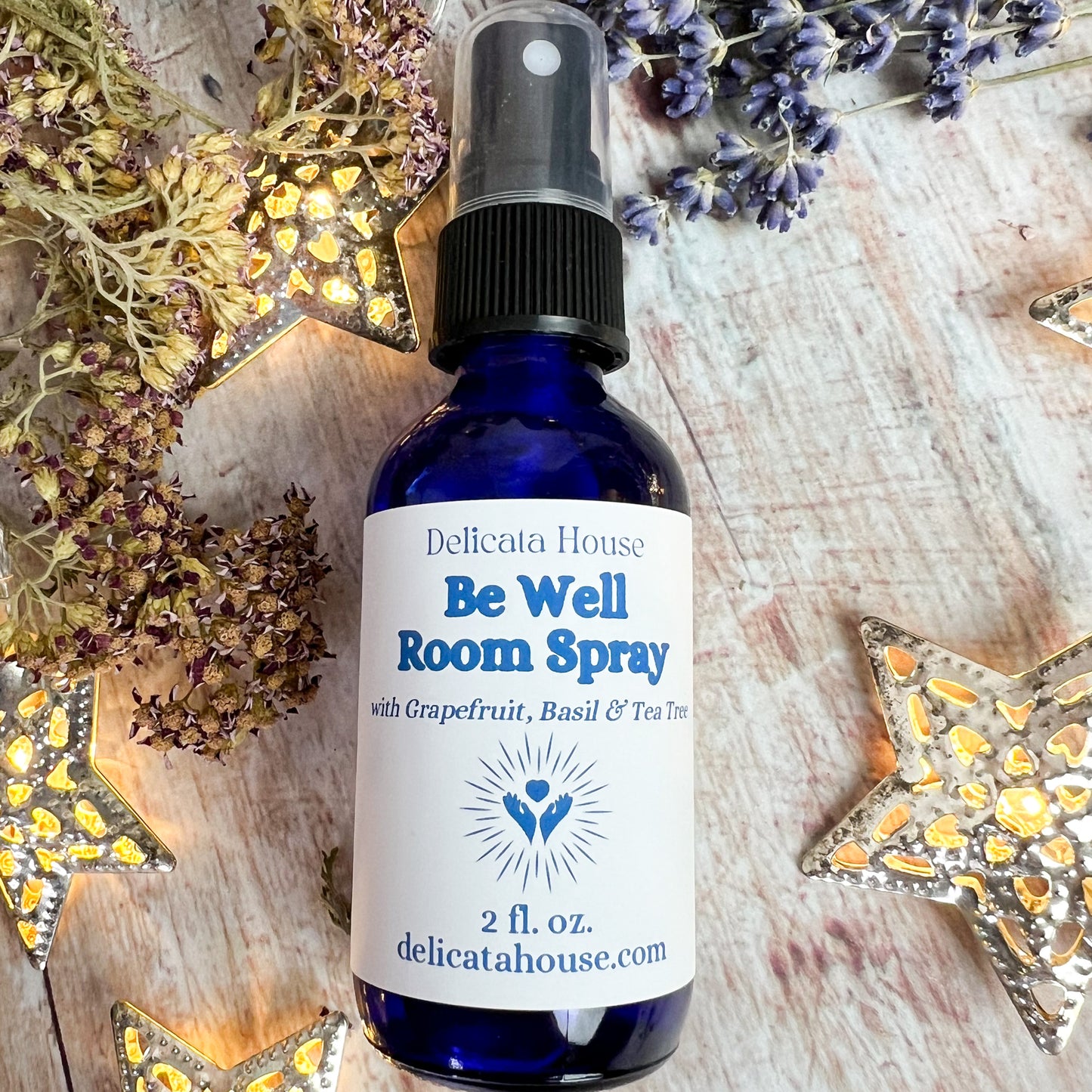 Be Well Room Spray - Clean and Clear Room Spray - Bright and Uplifting Room Spray with Grapefruit, Basil, and Tea Tree essential oils