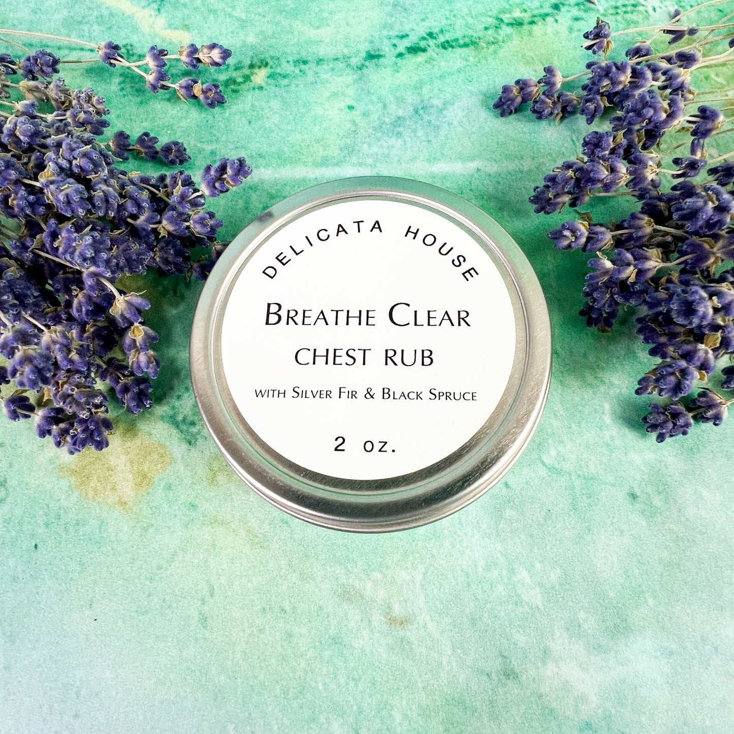 Breathe Clear Chest Rub - Aromatic Chest Rub - Chest Balm with Silver Fir and Black Spruce - Natural Aromatic Decongestant