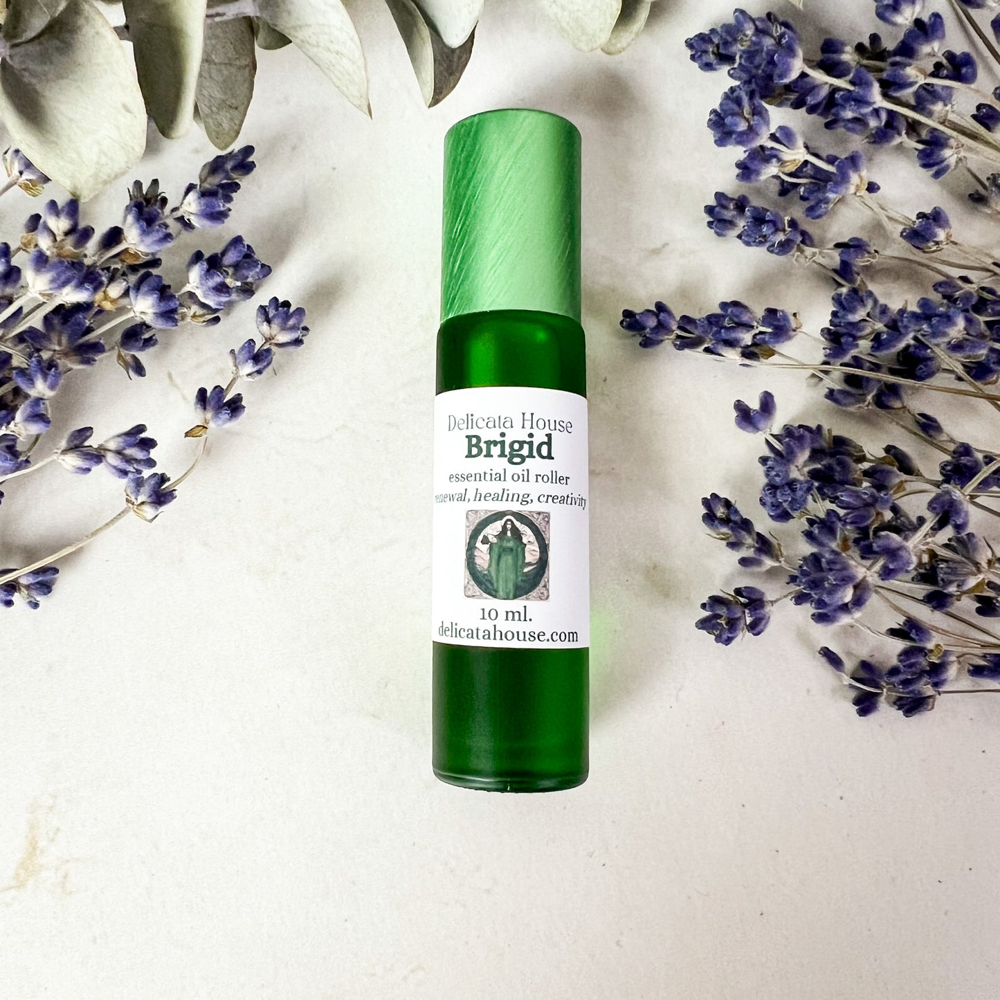 Brigid Roller - Saint Brigid Roller - Goddess Aromatherapy Roller