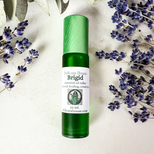 Brigid Roller - Saint Brigid Roller - Goddess Aromatherapy Roller