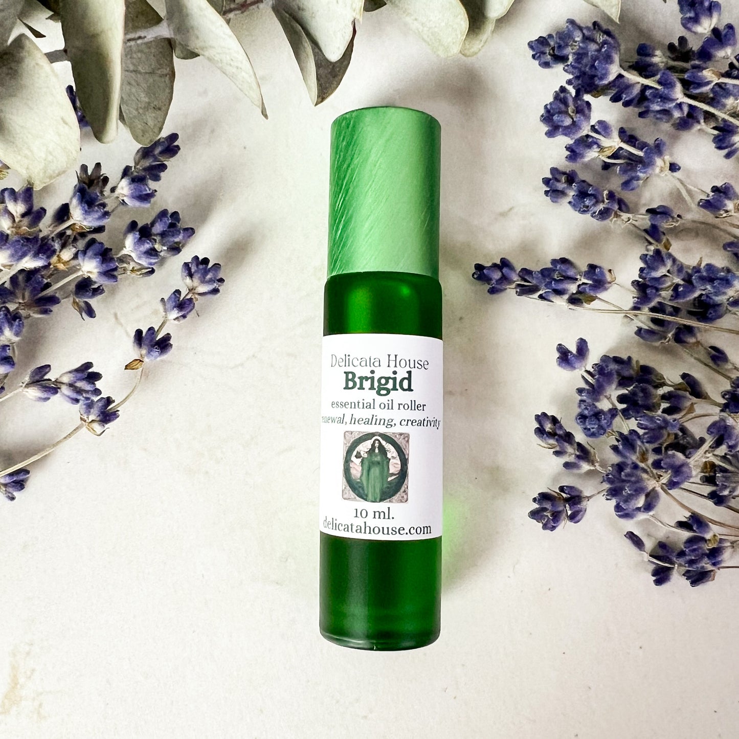 Brigid Roller - Saint Brigid Roller - Goddess Aromatherapy Roller