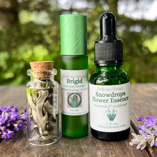 Brigid Gift Set - Goddess Brigid - Saint Brigid - Goddess Ritual Set