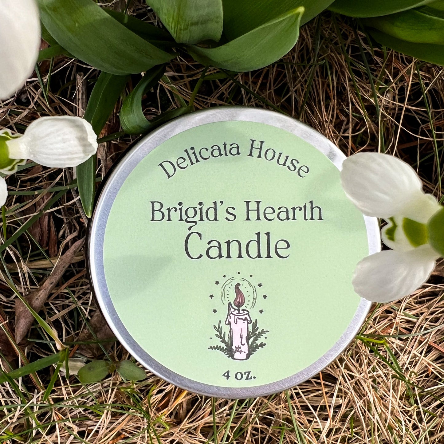 Brigid's Hearth Candle - Sacred Feminine Candle - Phthalate Free Candle - Vegan Candle - Coconut Soy Wax Candle - Hand-poured Candle